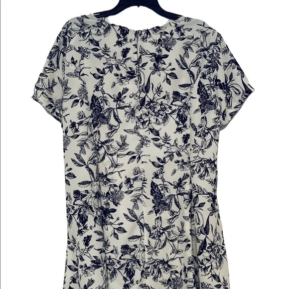 LUSH Nordstrom Dress Small Black & Cream Floral - Picture 3 of 3